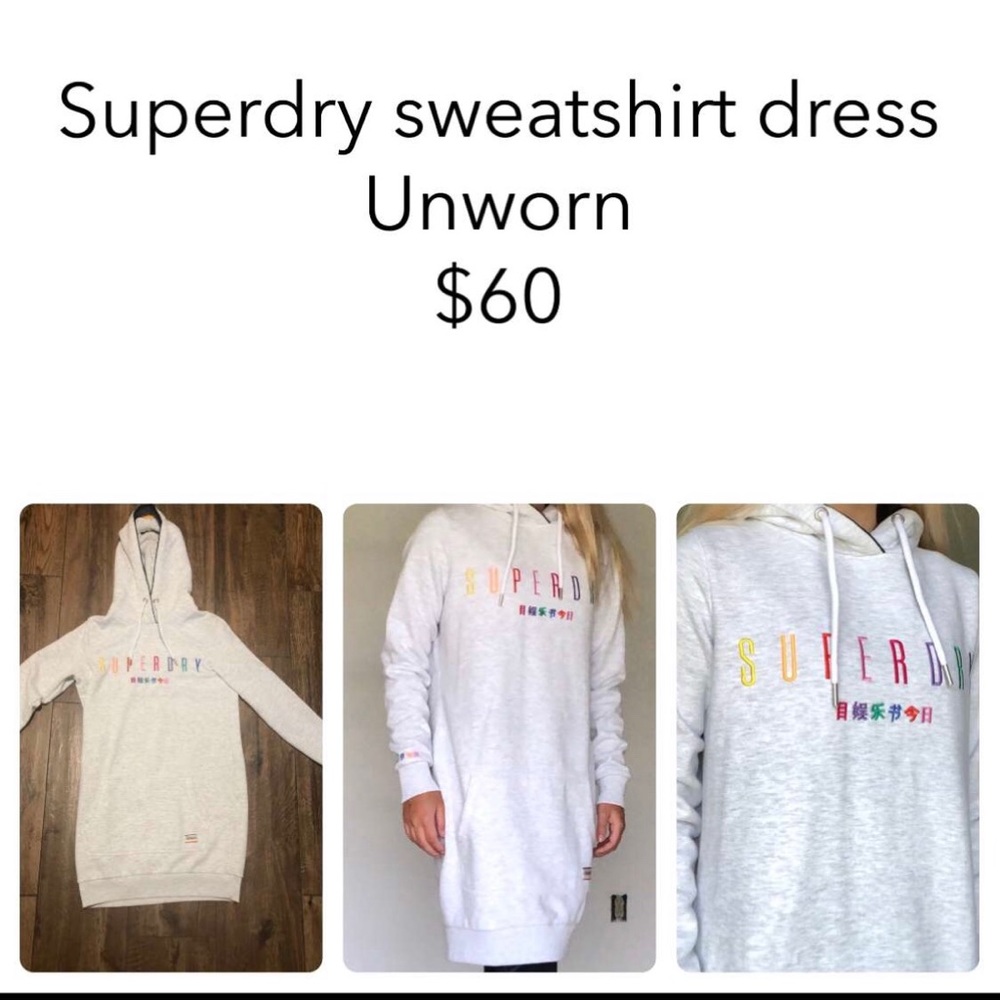 Superdry sweatshirt dress